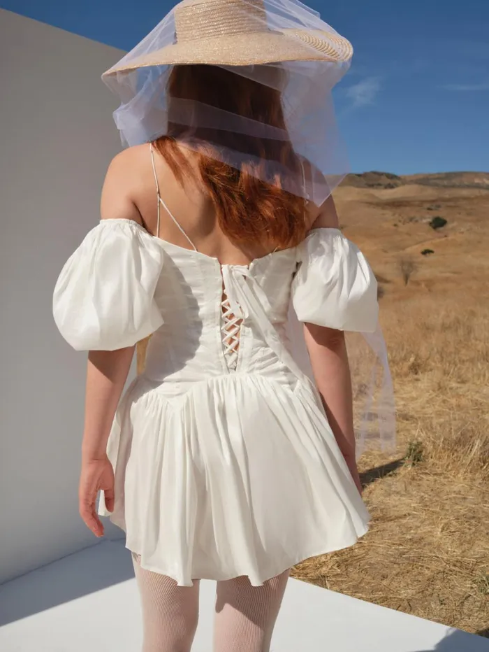 Women Mia Mini Dress White For Love and Lemons Dresses Women Mia Mini Dress White For Love and Lemons Dresses