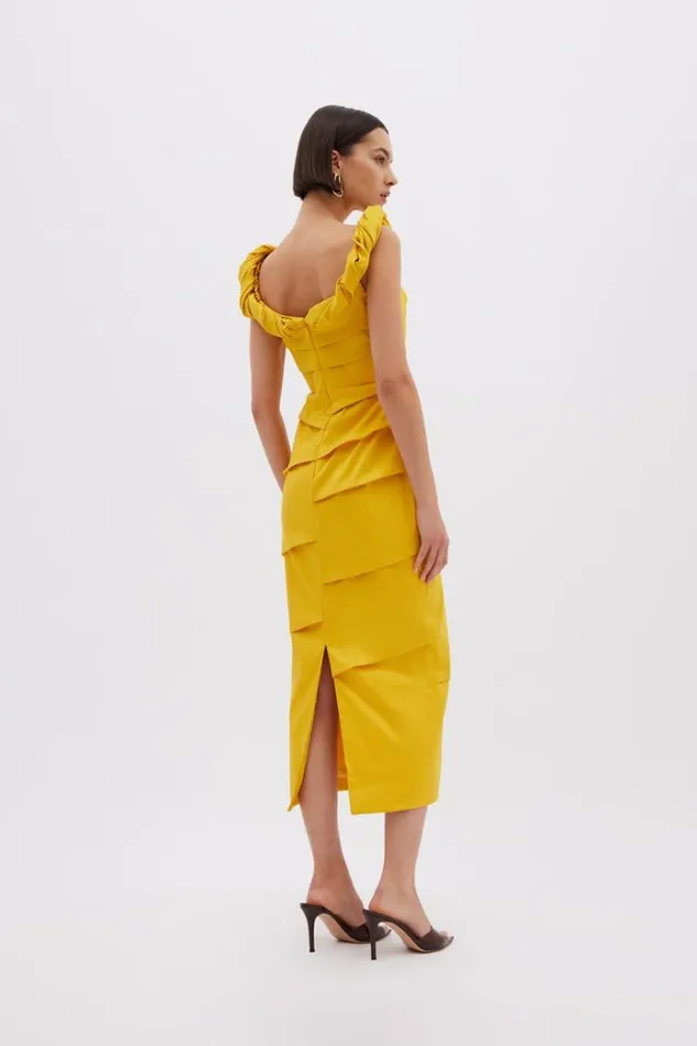 Women Midi Dresses Rachel Gilbert ASHA DRESS Women Midi Dresses Rachel Gilbert ASHA DRESS