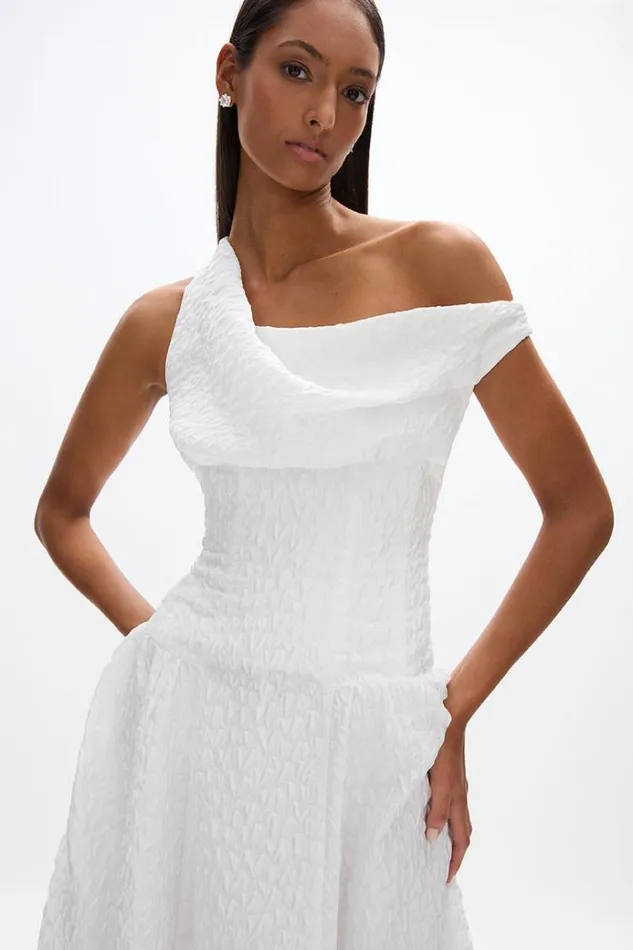 Women Midi Dresses Rachel Gilbert Elley Dress Ivory Women Midi Dresses Rachel Gilbert Elley Dress Ivory