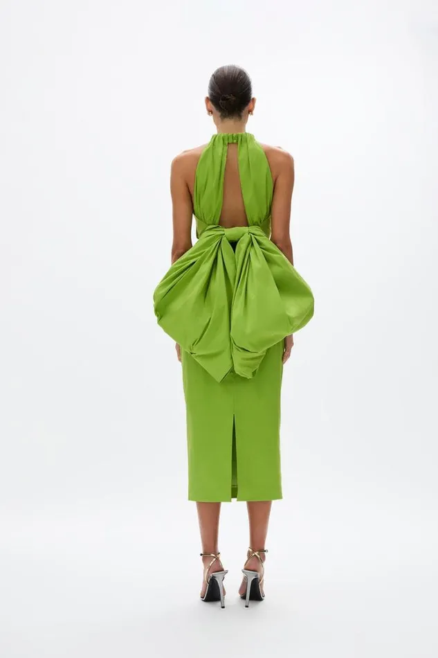 Women Midi Dresses Rachel Gilbert Lottie Dress Greenery
