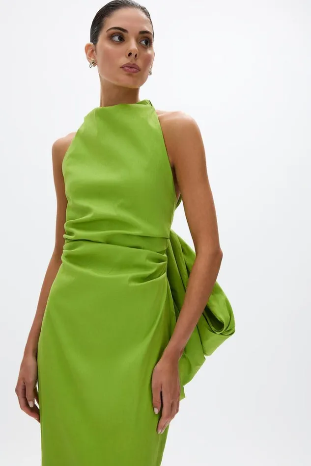 Women Midi Dresses Rachel Gilbert Lottie Dress Greenery