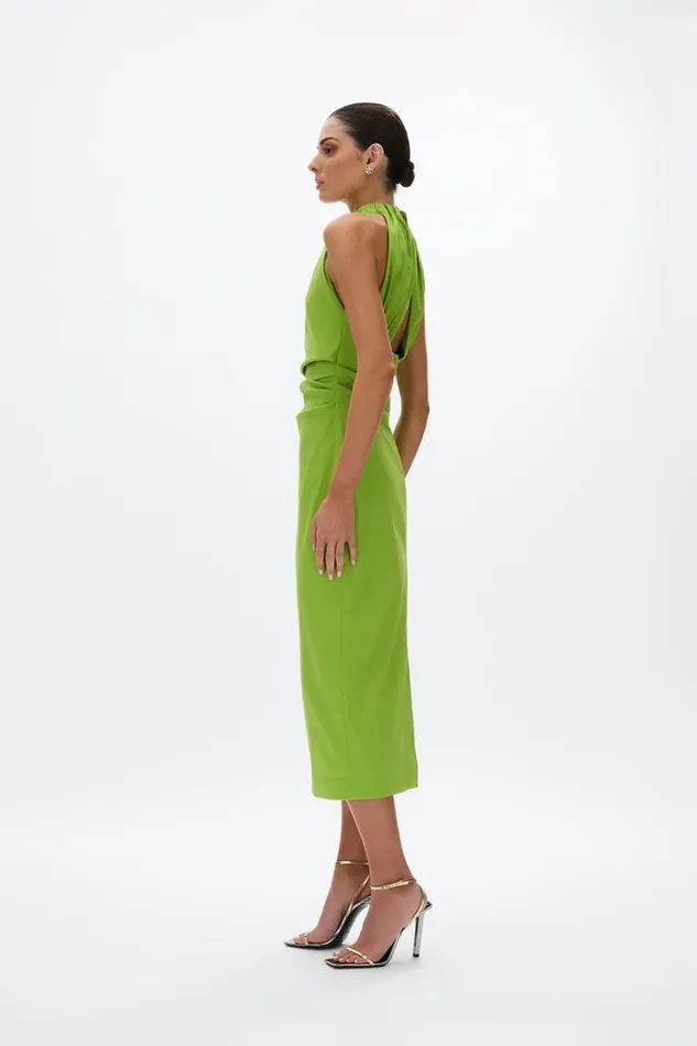Women Midi Dresses Rachel Gilbert Lottie Dress Greenery