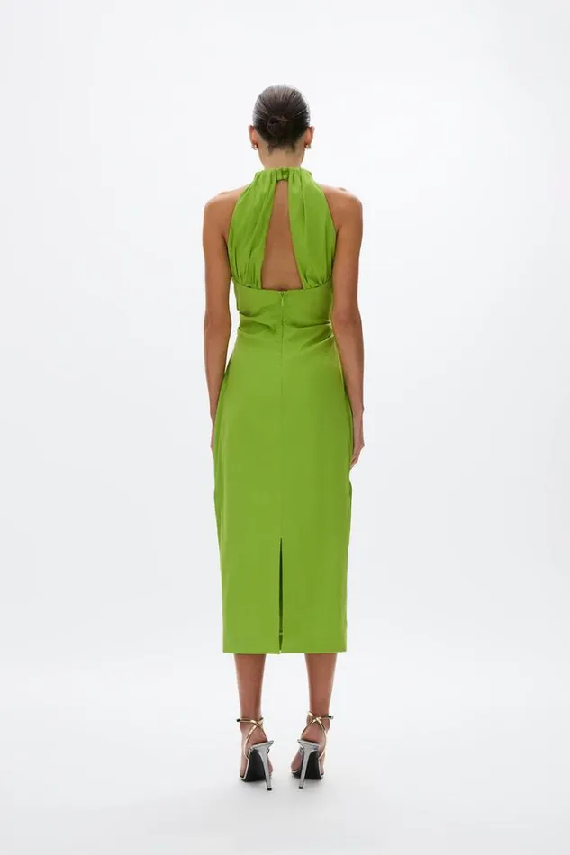 Women Midi Dresses Rachel Gilbert Lottie Dress Greenery