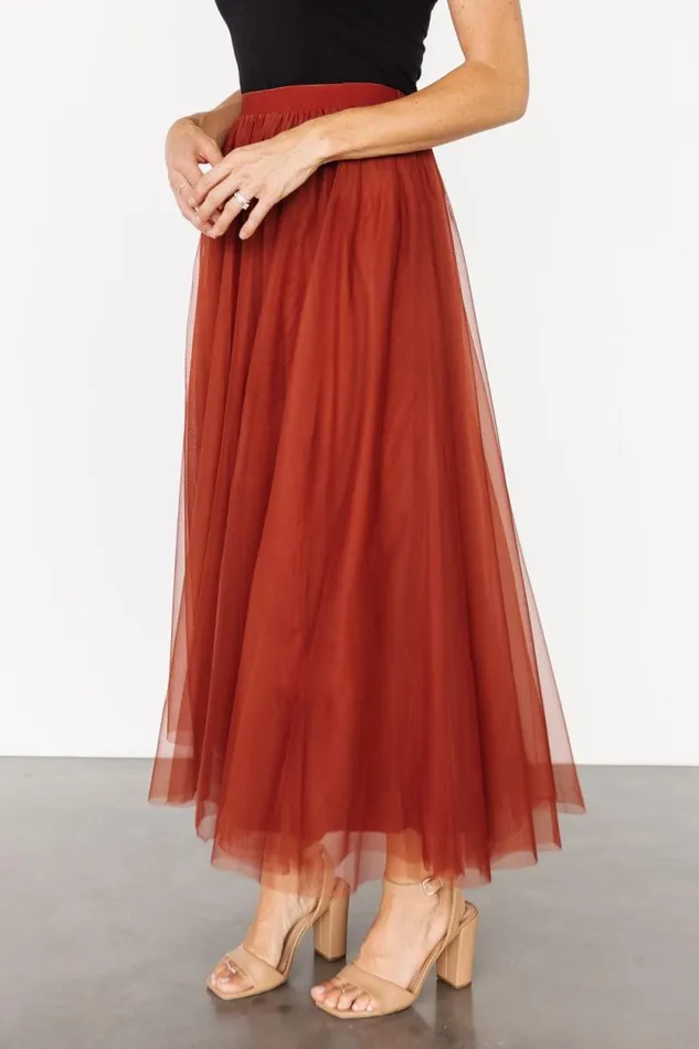 Women Mila Tulle Skirt Cinnamon Baltic Born Tulle Styles