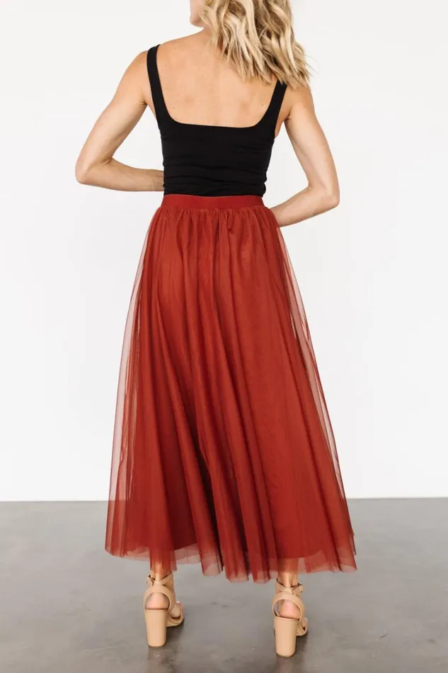 Women Mila Tulle Skirt Cinnamon Baltic Born Tulle Styles