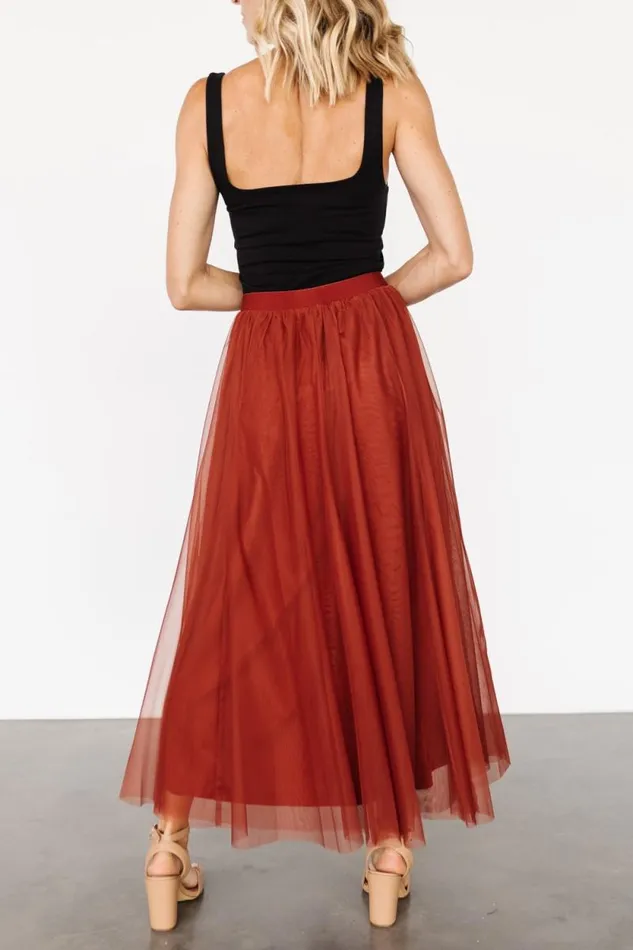 Women Mila Tulle Skirt Cinnamon Baltic Born Tulle Styles