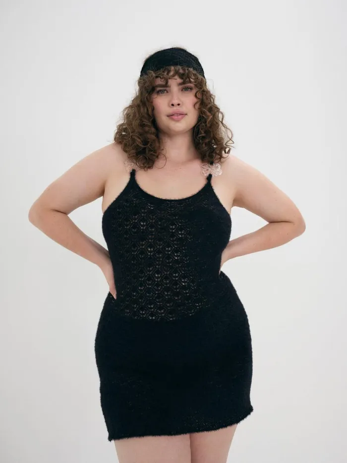 Women Mirabel Mini Dress Black For Love and Lemons Dresses