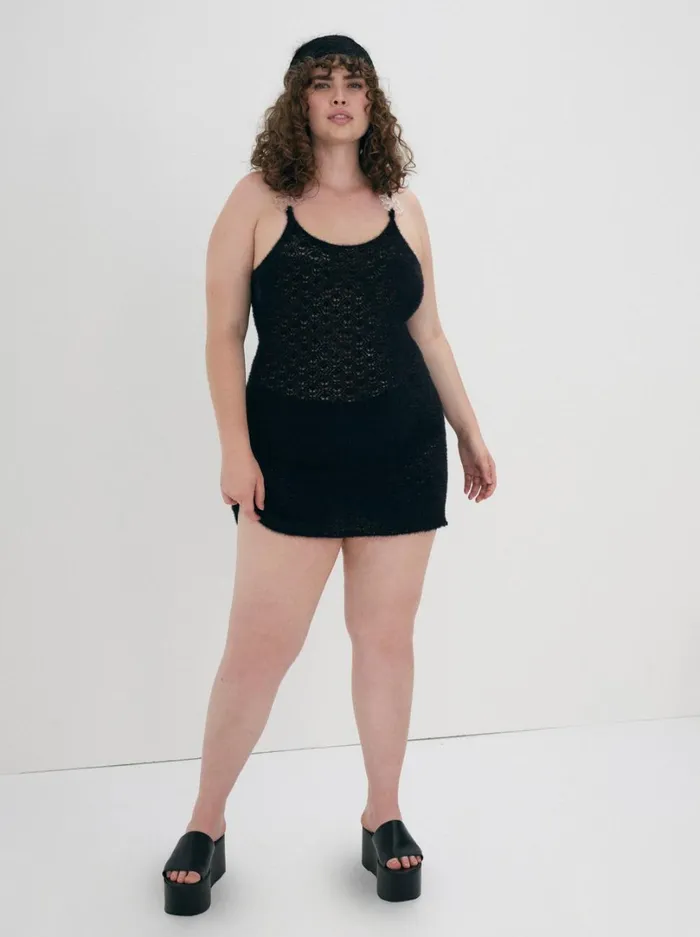 Women Mirabel Mini Dress Black For Love and Lemons Dresses