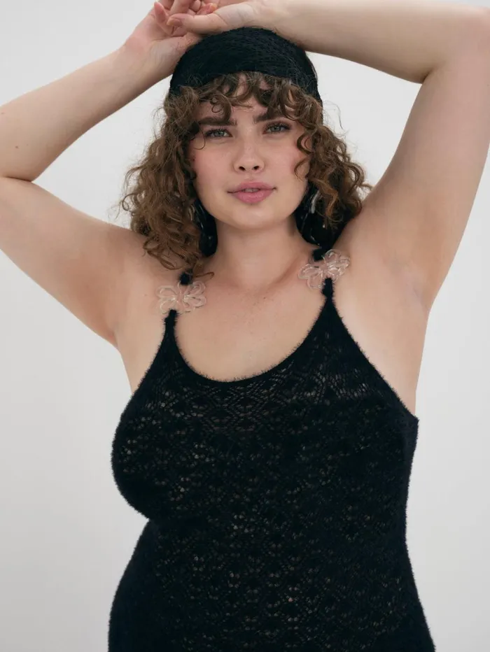 Women Mirabel Mini Dress Black For Love and Lemons Dresses