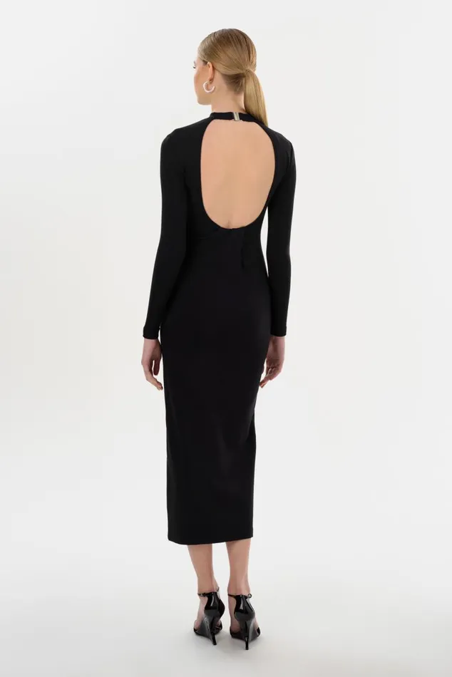 Women MIRELLA Knit Maxi Dress Black LAMARQUE Dresses Women MIRELLA Knit Maxi Dress Black LAMARQUE Dresses