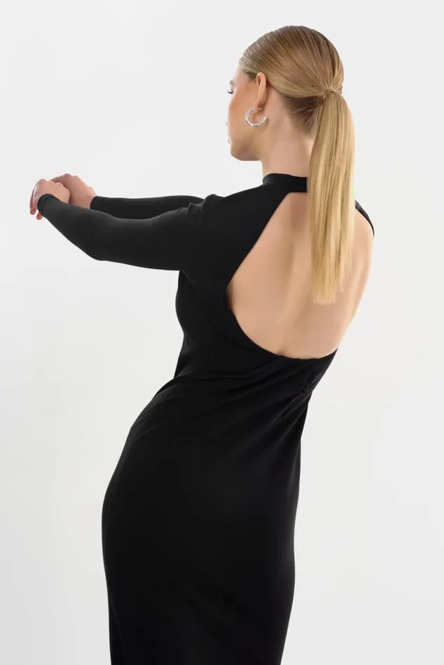 Women MIRELLA Knit Maxi Dress Black LAMARQUE Dresses Women MIRELLA Knit Maxi Dress Black LAMARQUE Dresses