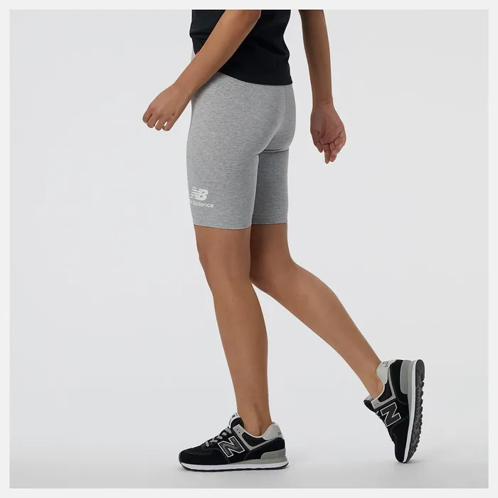 Women NB Essentials Stacked Fitted Short Athletic Grey New Balance Shorts