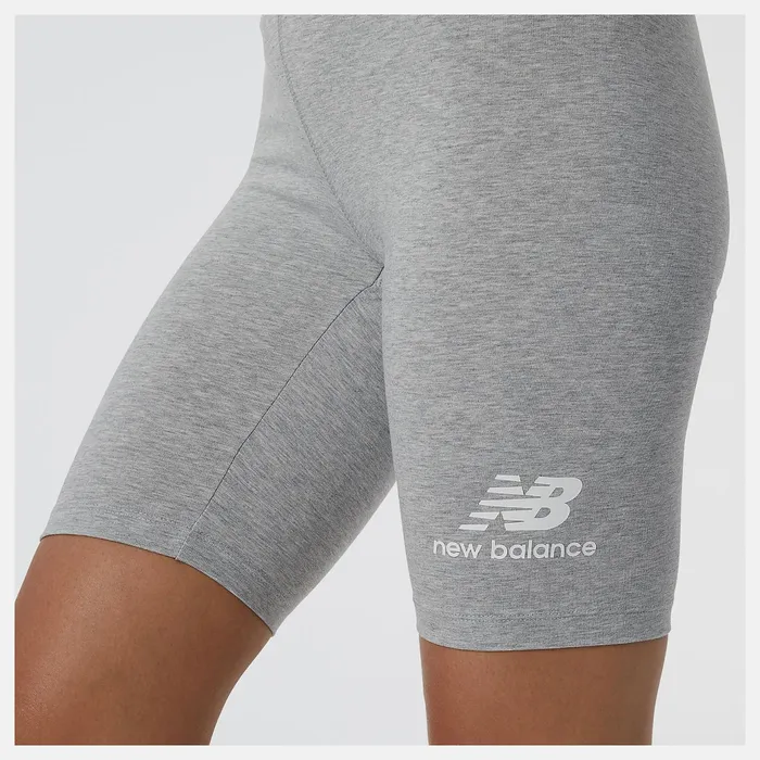 Women NB Essentials Stacked Fitted Short Athletic Grey New Balance Shorts