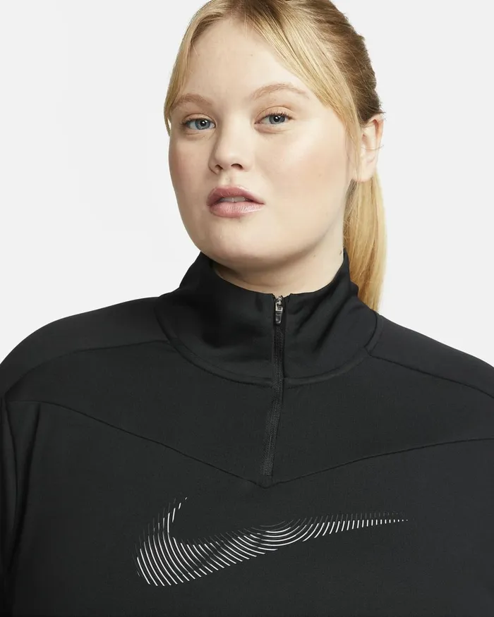 Women Nike All Clothing DriFIT Swoosh Blackcool Grey