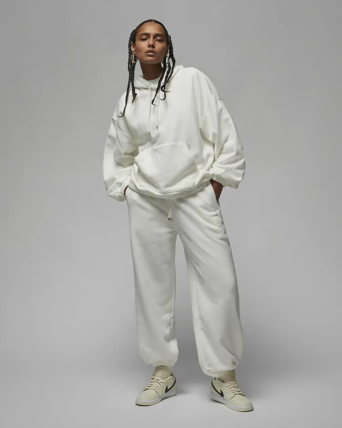 Women Nike All Clothing Jordan Flight Fleece Sail