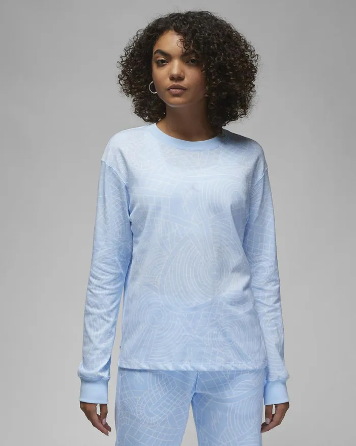 Women Nike All Clothing Jordan Flight Ice Blue