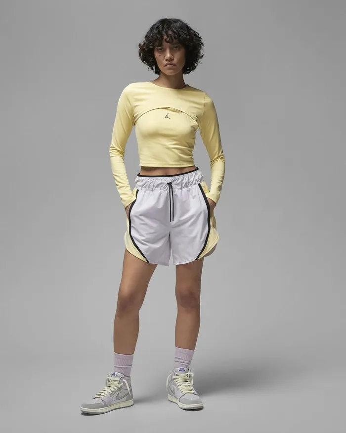 Women Nike All Clothing Jordan Sport Barely Grapelemon Washblack