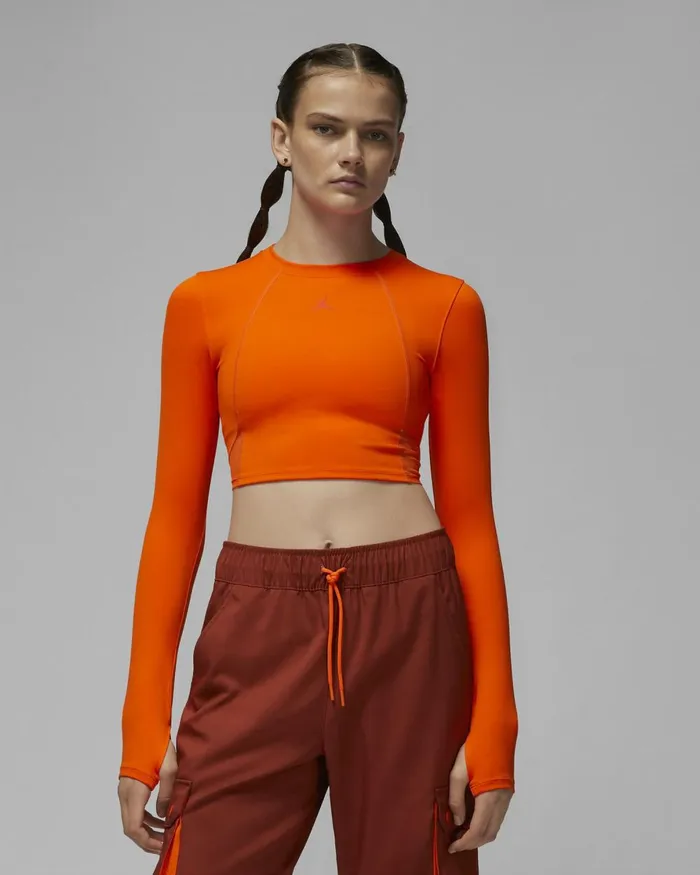 Women Nike All Clothing Jordan Sport Safety Orangesafety Orangefire Red