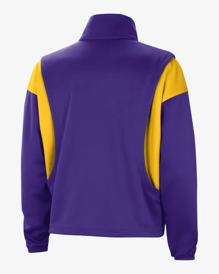 Women Nike All Clothing Los Angeles Lakers Retro Fly Field Purpleamarillo