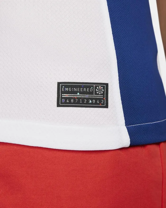 Women Nike All Clothing Norway 2023 Stadium Away Whiteglobal Blueglobal Redglobal Red