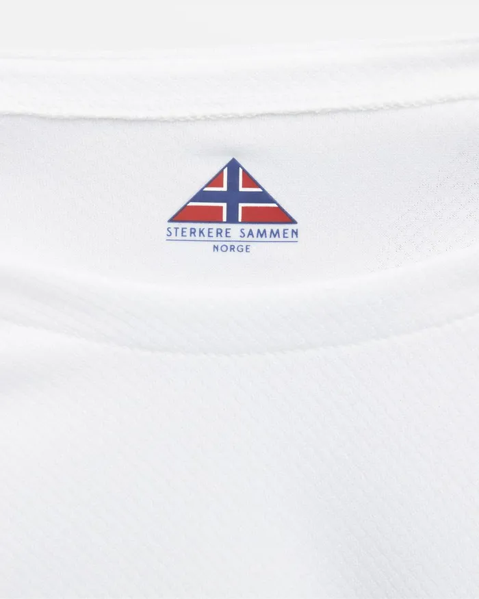 Women Nike All Clothing Norway 2023 Stadium Away Whiteglobal Blueglobal Redglobal Red