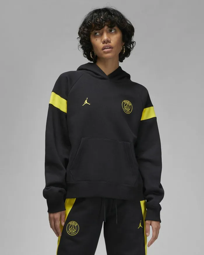 Women Nike All Clothing Paris SaintGermain Blacktour Yellow
