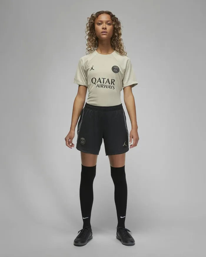 Women Nike All Clothing Paris SaintGermain Strike Third Blackiron Greystone