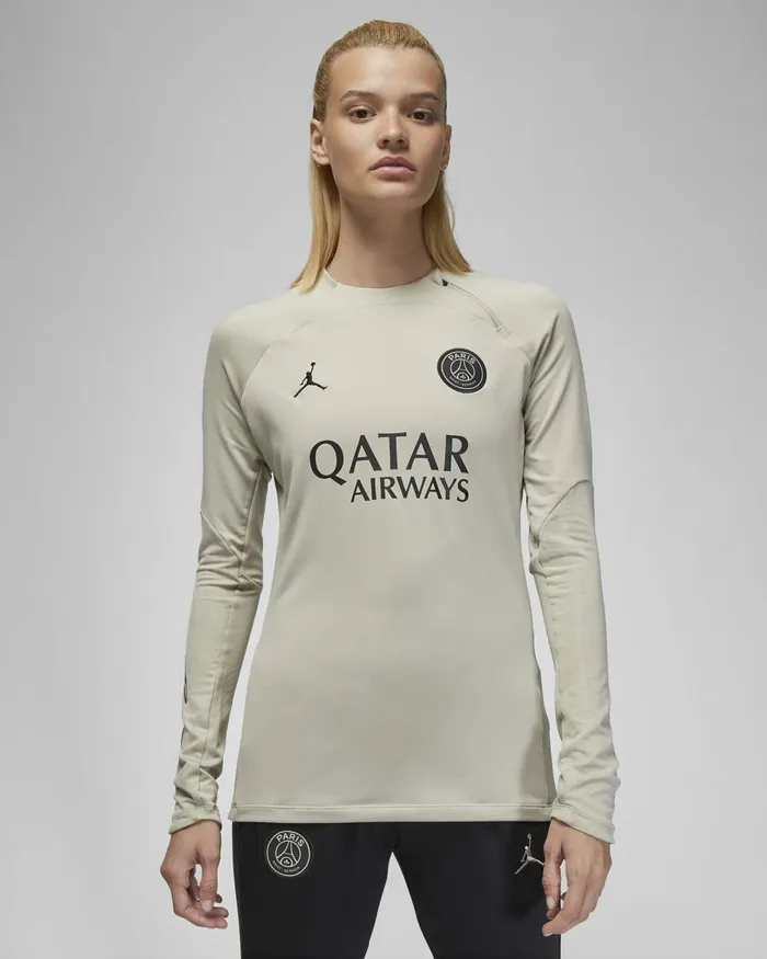 Women Nike All Clothing Paris SaintGermain Strike Third Stonestoneiron Greyblack