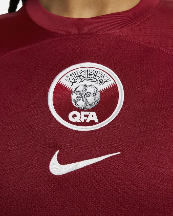 Women Nike All Clothing Qatar 202223 Stadium Home Desert Maroonwhite