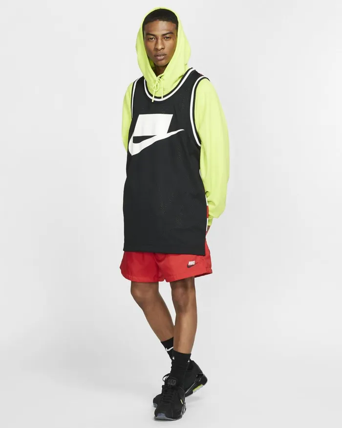 Women Nike All Clothing Sportswear Blackuniversity Redwhite