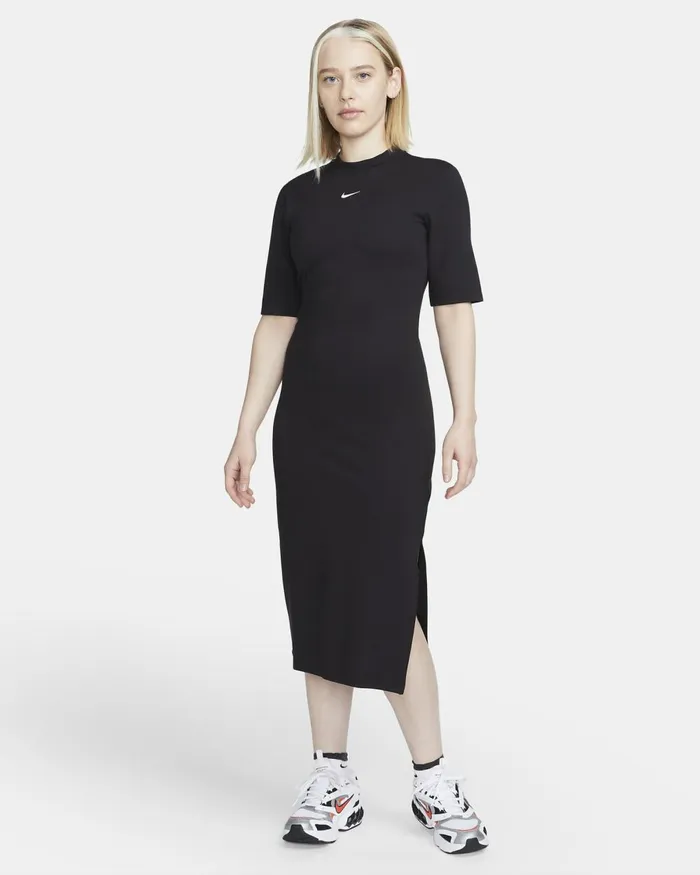 Women Nike All Clothing Sportswear Chill Knit Blackwhite