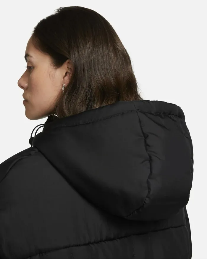 Women Nike All Clothing Sportswear Classic Puffer Blackwhite
