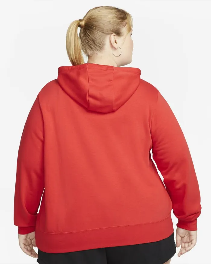 Women Nike All Clothing Sportswear Club Fleece University Redwhite