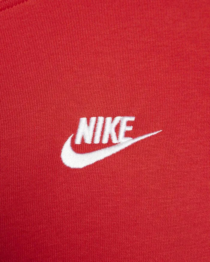 Women Nike All Clothing Sportswear Club Fleece University Redwhite