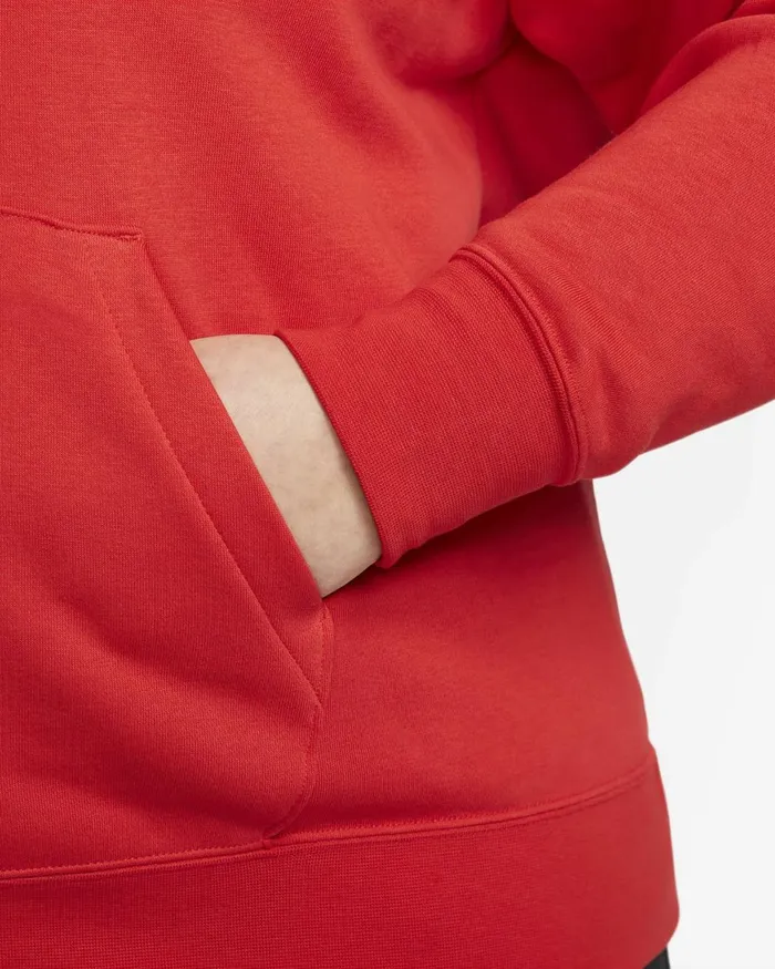 Women Nike All Clothing Sportswear Club Fleece University Redwhite