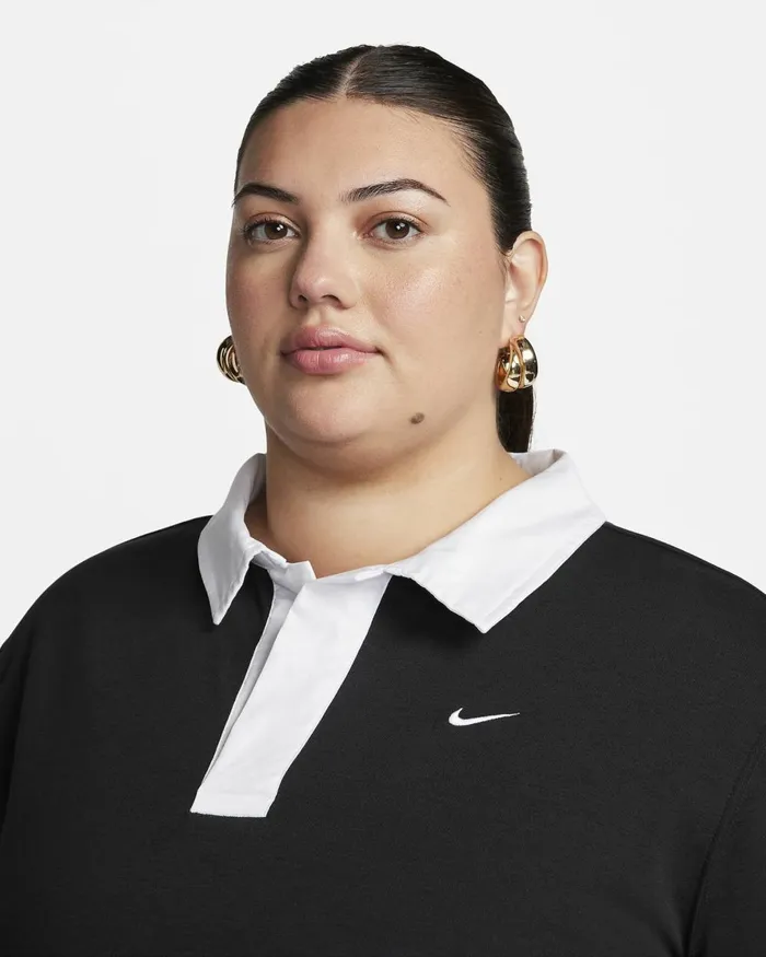 Women Nike All Clothing Sportswear Essential Blackwhite