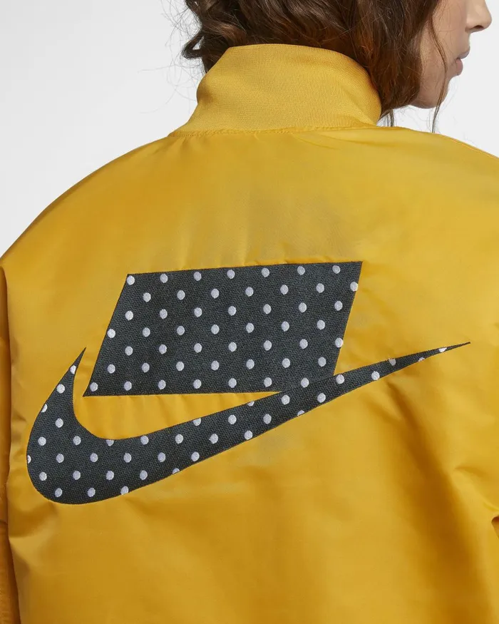 Women Nike All Clothing Sportswear NSW Yellow Ochredark Obsidiancamper Greendark Obsidian