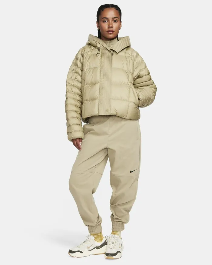 Women Nike All Clothing Sportswear Swoosh Puffer PrimaLoft Neutral Olivewhite