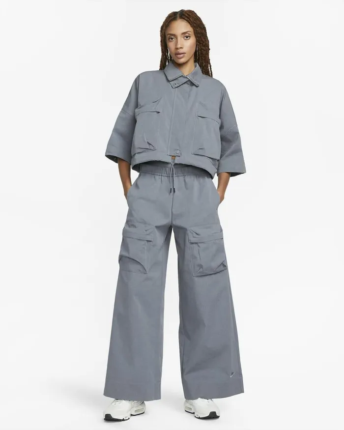 Women Nike All Clothing Sportswear Tech Pack Grey Heathercool Grey