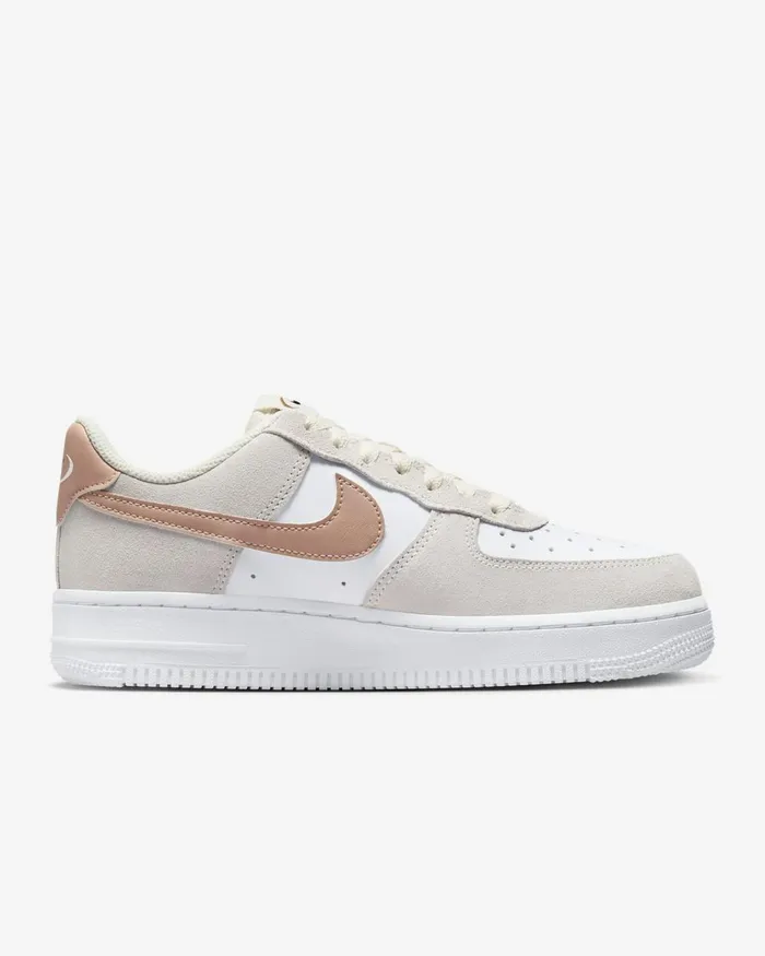 Women Nike All Shoes Air Force 1 03907 Pale Ivorywhiteearthdusted Clay