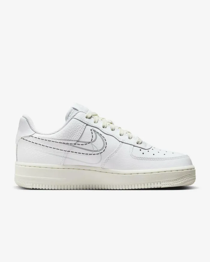 Women Nike All Shoes Air Force 1 03907 Whitelight Smoke Greypure Platinumsmoke Grey
