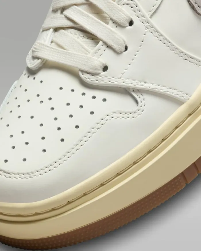 Women Nike All Shoes Air Jordan 1 Elevate High SE Sailpale Vanillagum Medium Browncollege Grey