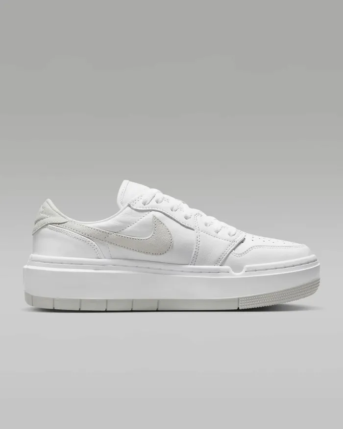 Women Nike All Shoes Air Jordan 1 Elevate Low Whitewhiteneutral Grey