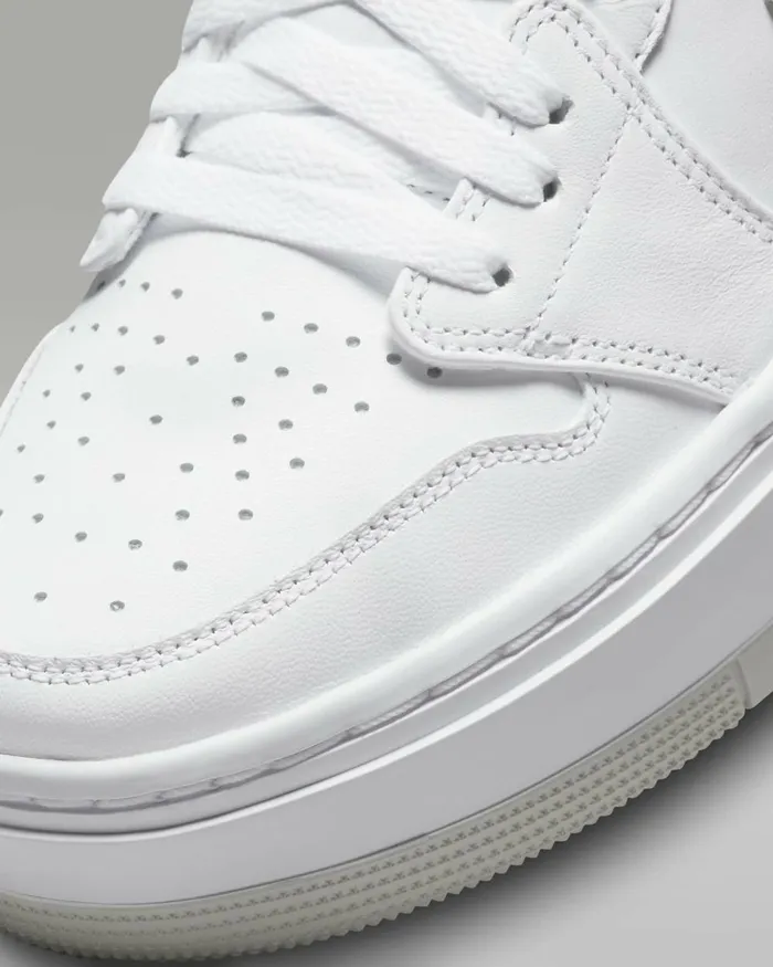 Women Nike All Shoes Air Jordan 1 Elevate Low Whitewhiteneutral Grey
