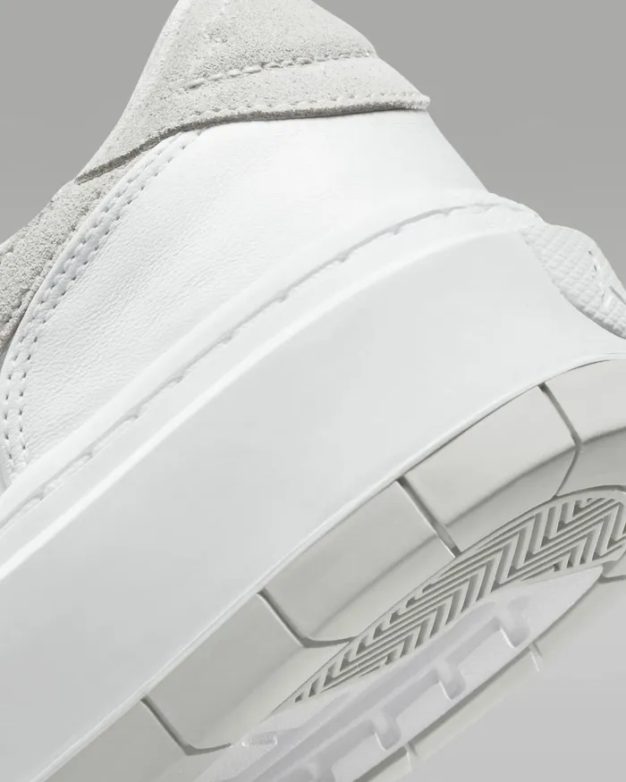 Women Nike All Shoes Air Jordan 1 Elevate Low Whitewhiteneutral Grey