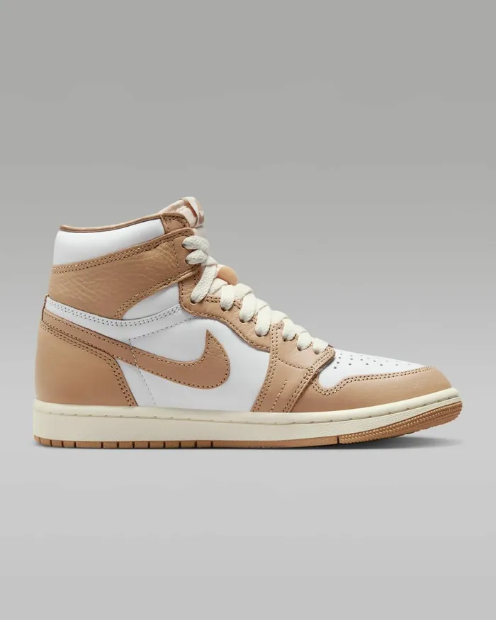 Women Nike All Shoes Air Jordan 1 Retro High OG Pralinesailwhite