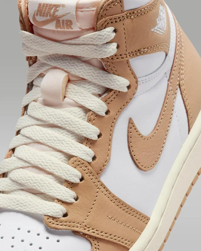 Women Nike All Shoes Air Jordan 1 Retro High OG Pralinesailwhite