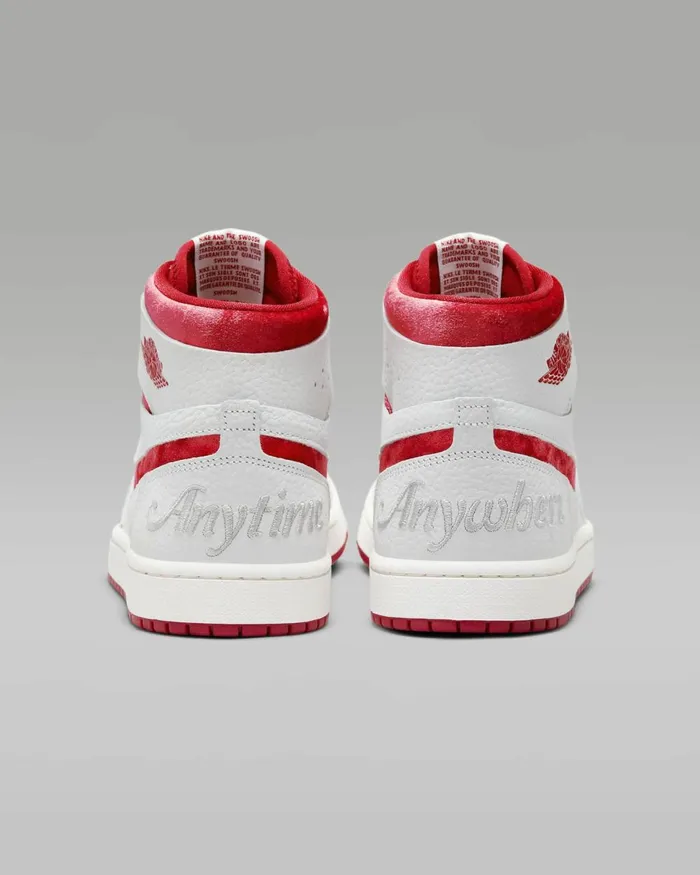 Women Nike All Shoes Air Jordan 1 Zoom CMFT 2 039Valentines Day039 Summit Whitephantomgym Red