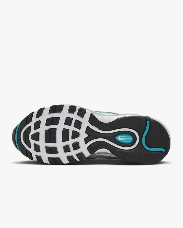 Women Nike All Shoes Air Max 97 Wolf Greywhiteblackteal Nebula