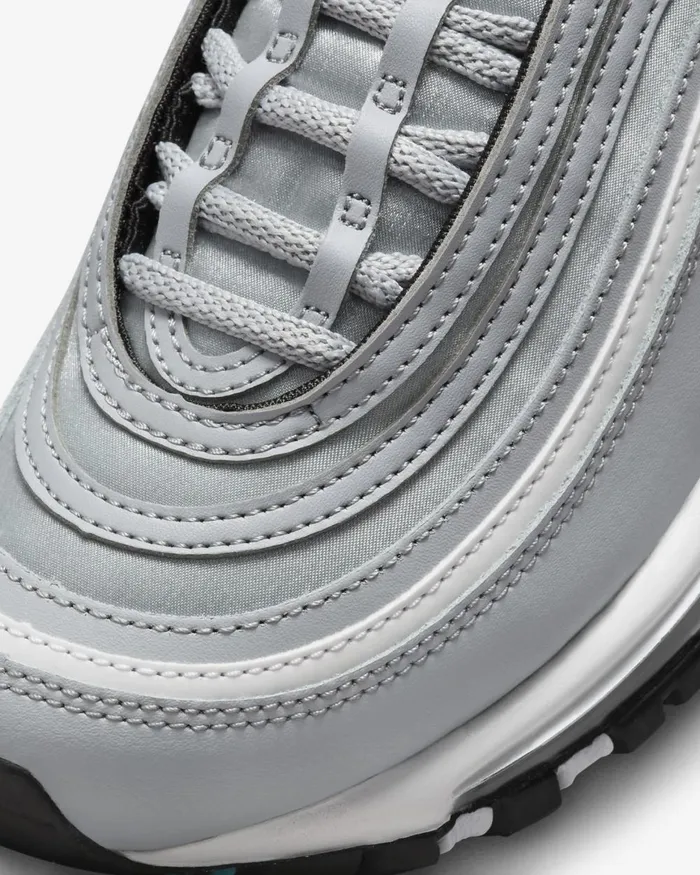 Women Nike All Shoes Air Max 97 Wolf Greywhiteblackteal Nebula